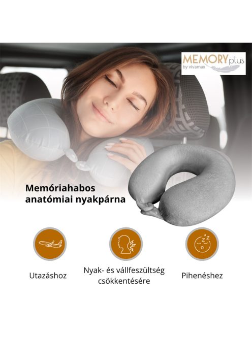 Vivamax Memóriahabos nyakpárna