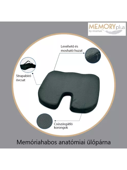 Vivamax Memóriahabos anatómiai ülőpárna
