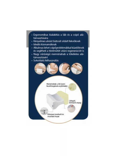Vivamax Memóriahabos lábtámasztó párna